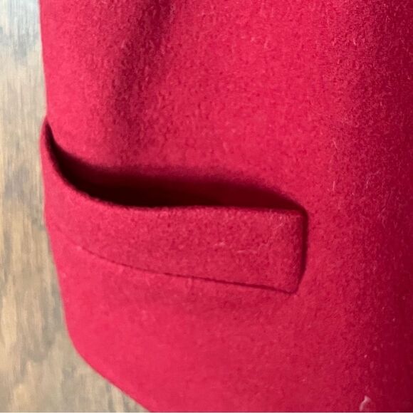 Ann Taylor Vintage Red Wool Vest - Picture 5 of 5